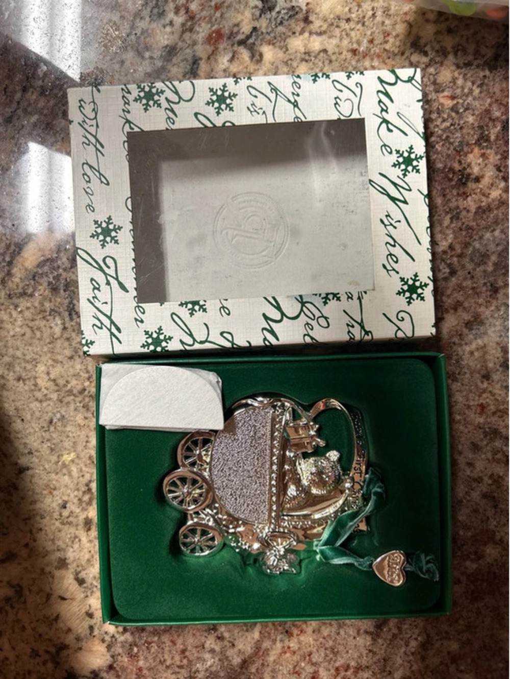 Things remembered engravable ornament